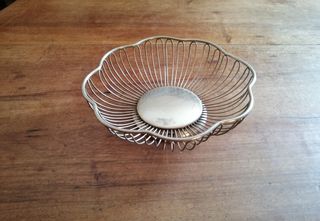 Cestino pane/frutta in acciaio