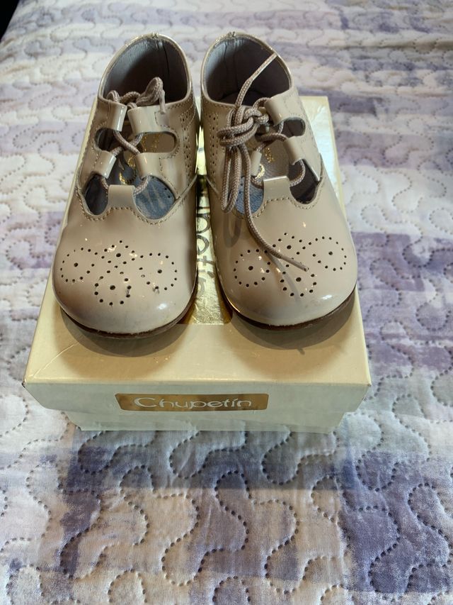 Zapatos Chupetín Unisex Beige