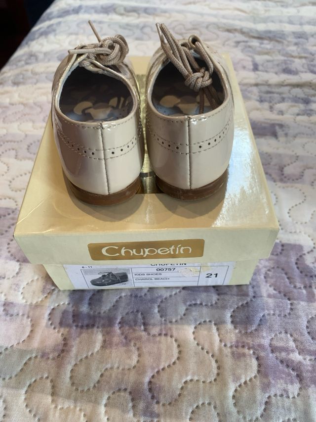 Zapatos Chupetín Unisex Beige