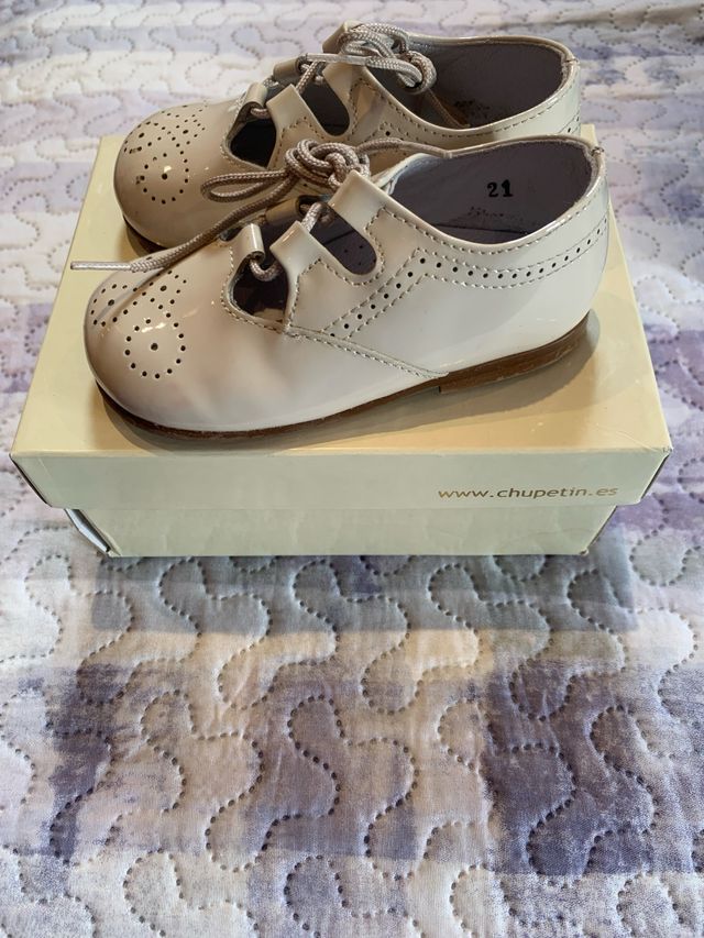 Zapatos Chupetín Unisex Beige