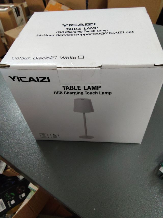 Lámpara de mesa YICAIZI USB táctil