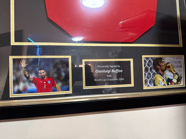 Camiseta Buffon Italia firmada + certificado A1 Sp
