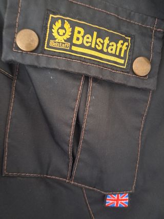 Chaqueta de mujer de Belstaff Gold Talla 42 Negra 