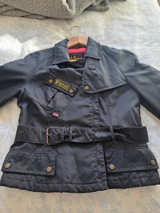 Chaqueta de mujer de Belstaff Gold Talla 42 Negra 