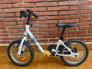 Bici Infantil 14 Blanco Niños 3-5 Años