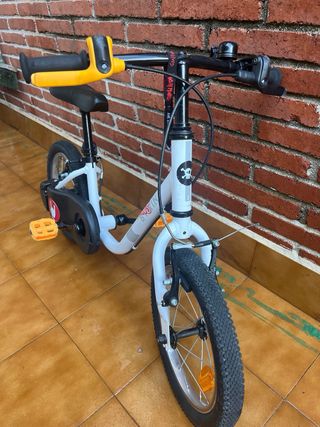 Bici Infantil 14 Blanco Niños 3-5 Años