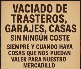vaciado gratis