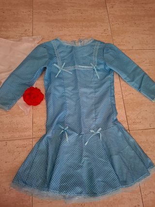 Traje de Chulapa azul con lunares
Talla 4 años
