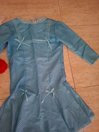 Traje de Chulapa azul con lunares
Talla 4 años