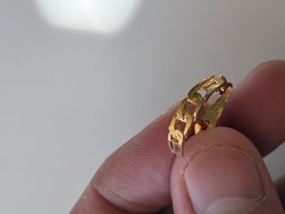 Pendiente oro 18k