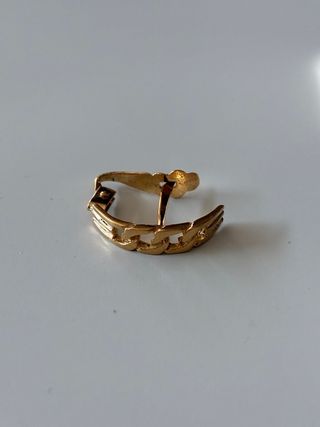 Pendiente oro 18k