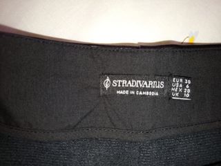 Falda pantalón pantalón efecto piel Stradivarius