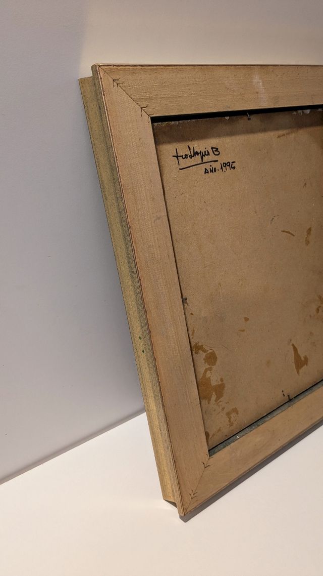 Llopis Beltrá óleo firmado 44x36,9cm original