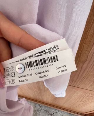 Camisa Lila Massimo Dutti Talla S