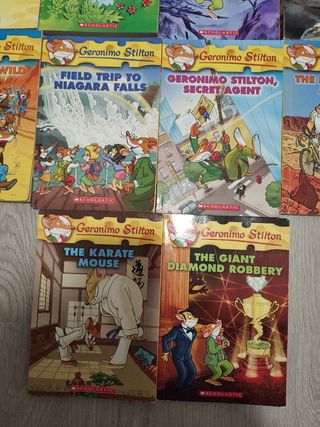 Diez libros en INGLÉS de GERONIMO STILTON