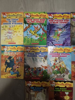 Diez libros en INGLÉS de GERONIMO STILTON