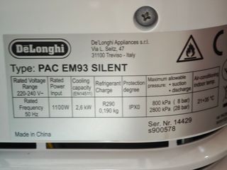 DeLonghi Pinguino Climatizzatore Portatile