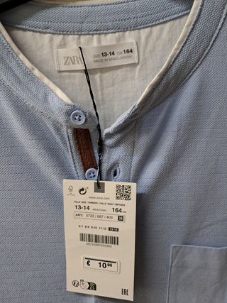Polo Zara Talla 13-14 sin estrenar