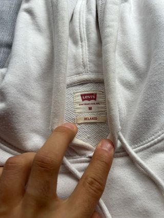 Sudadera Levi's Blanca Talla M