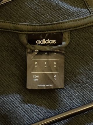 Felpa Adidas Verdone con Cappuccio