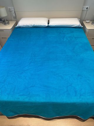 Manta Matrimonio Suave 150x200 cm Azul