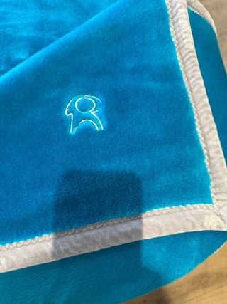 Manta Matrimonio Suave 150x200 cm Azul