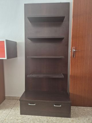 Mueble de salón modular marrón