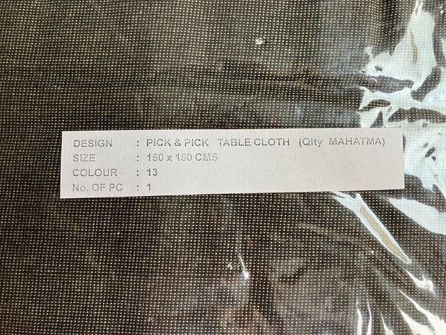 Mantel de Mesa Indian Cotton 150x150cm