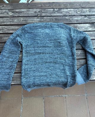 Jersey Lana Cuello Alto Gris