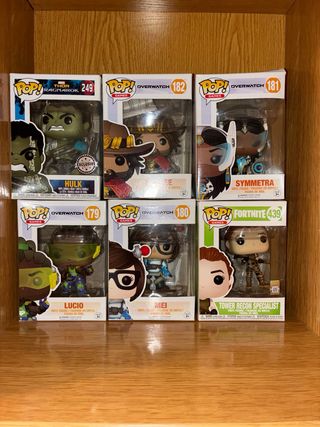 Lote Funko Pop! Marvel, Overwatch y Fortnite