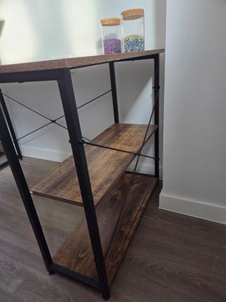 Escritorio Industrial Madera y Metal
