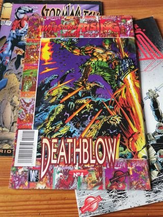 lote de 3 comics de superheroes