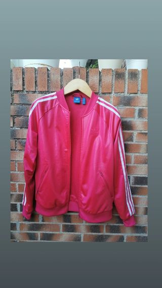 Sudadera Adidas Rosa Cremallera