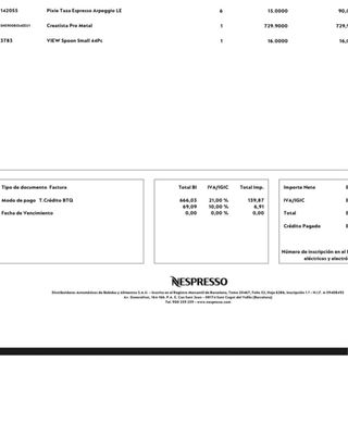 Cafetera Nespresso Creatista Pro Metal