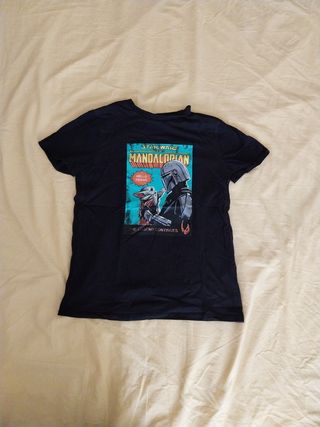 Camiseta Star Wars Mandalorian Niño Talla 11/12