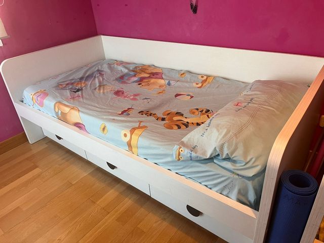 Cama individual 2x90 + Colchón