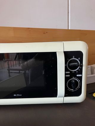 Microondas blanco con grill