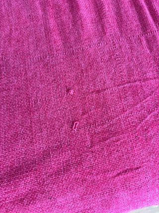 Manta de cama rosa y verde. Zara home