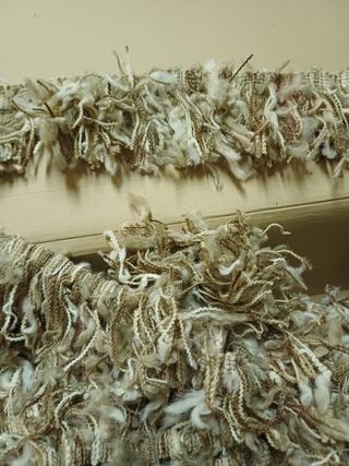 Flecos de seda para decoración.2€,un mt