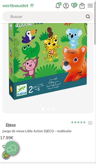 Juego Little Action Djeco 2-5 años