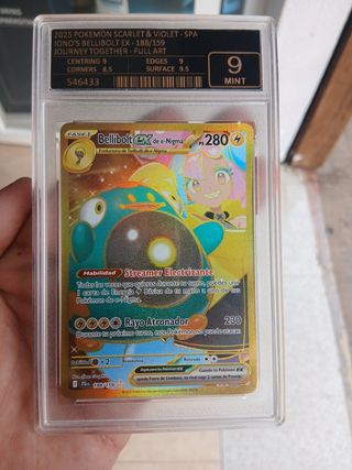 Carta Pokémon Iono's Bellibolt EX PSA 9