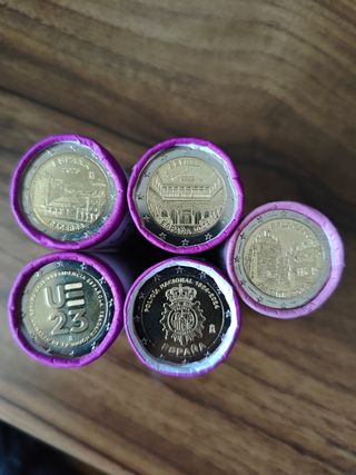 Rollos monedas 2€ España 2023-2024-2025