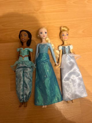 Lote 3 Princesas Disney