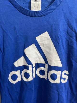 ¡¡OFERTA!! Talla S Sudadera Adidas Azul 
