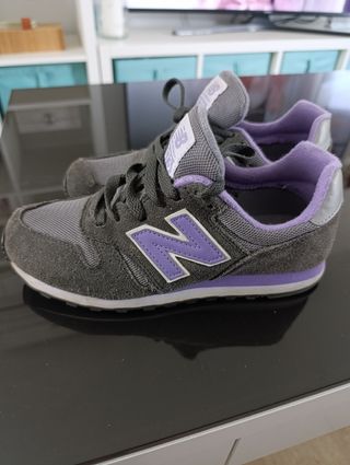 New Balance 373 Talla 36 Gris/Morado