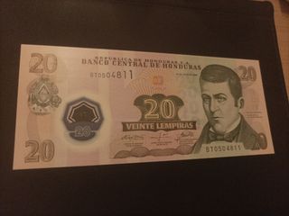 20 Lempiras Honduras 2008 SC