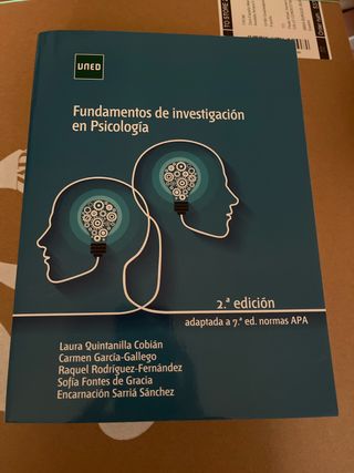 Fundamentos de investigación en Psicología UNED