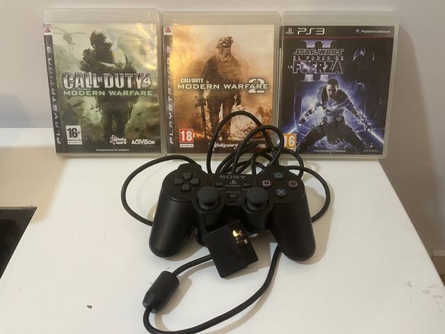 Mando Play Sony + 3 Juegos Call of Duty Star Wars