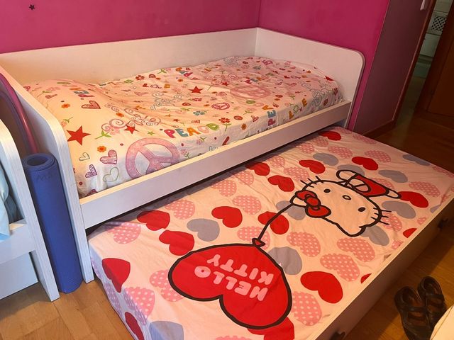 2 Camas 2x90 con Colchones