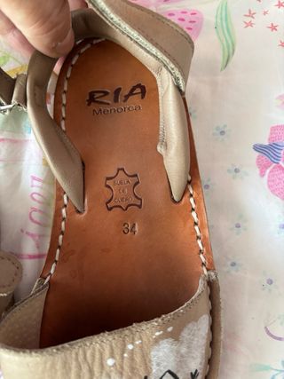 Menorquinas RÍA Talla 34